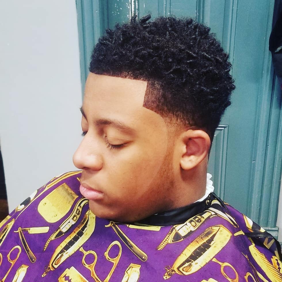 Fresh textured haircut at Blades of Glory