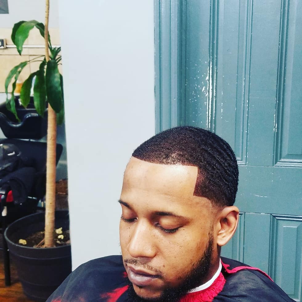 After: wave haircut